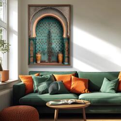 Wallity Tablou MDF cu rama Wallity GE128-L, Multicolor (856EVL2263)