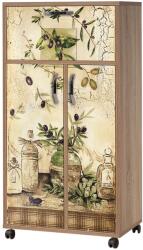 Hanah Home Dulap multifunctional Hanah Home Kiler - 737, Stejar Sonoma (869VEL4507) Garderoba