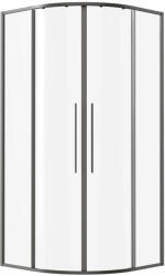 Niagara Wellness OLAN GRAY extra slim íves zuhanykabin 90x90x190 cm (NWZK-OLA9090-G)