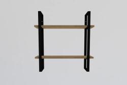 Hanah Home Raft de perete Hanah Home Buba, Stejar Sapphire / Negru (495SSE1107) Raft