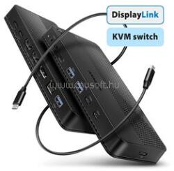 AXAGON HMC-DL-KVM 12in1 DisplayLink KVM Switch (HMC-DL-KVM) (HMC-DL-KVM)