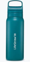LifeStraw Sticlă de turism Lifestraw Go 2.0 Steel z filtrem 1 l laguna teal