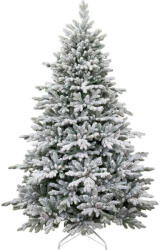MagicHome Műfenyő, MagicHome Vianoce Royal Frosty, fehér, 210 cm, extra sűrű, 3D+2D ágkialakítás, természetes havas hatású (TC8092038)