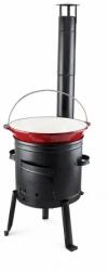 Master Gustav Pachet Ceaun Fonta Emailata Master Gustav 30 L + Soba pe Lemne O45 cm, + Horn (MGA92694) Ceaun