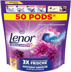 Lenor PODS® Amethyst Flower Bloom Color Mosókapszula 50 db (50 mosás)