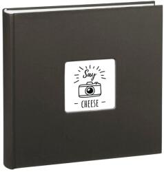 Hama Jumbo fotóalbum 30x30 cm, 100 fehér oldal, 400 fotóhoz, öntapadós, fekete