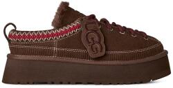 UGG papuci de casă pentru femei din piele întoarsă W Heritage Lace-Up Slipper 9BY2-KLDZPR_89X