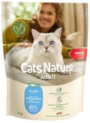MERA Cats Nature pisztráng ízű száraz macskaeledel 2 kg - cukor- és gabonamentes táplálás