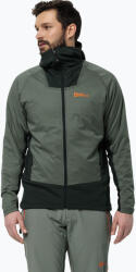 Jack Wolfskin Alpspitze Ins Hybrid Hybrid hedge zöld férfi esőkabát