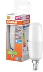 OSRAM LED Star Classic Stick E14 Izzó, Matt, Nappali Fehér (6500K), 1050 Lumen, 75W Kiváltására, 1 db