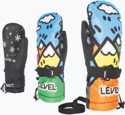 Level Gyerek snowboardkesztyűk Level Junior Mitt pk rainbow