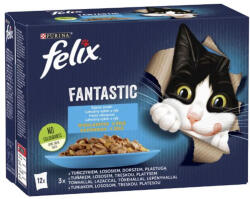 Purina Felix Fantastic halas válogatás 12×85 g