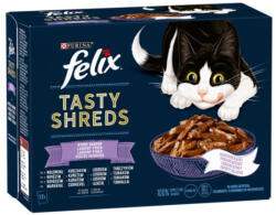 Purina Felix Tasty Shreds vegyes válogatás 12×80 g