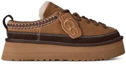 UGG papuci de casă pentru femei din piele întoarsă W Heritage Lace-Up Slipper 9BY2-KLDZPP_82X