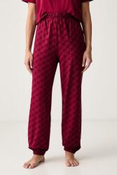 HUGO pantaloni de loungewear pentru femei cu bumbac FLOKKY_PANT 9BY2-SPDZYG_33X (50566682)