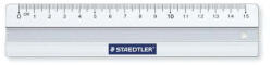 STAEDTLER Vonalzó, alumínium, 15 cm, STAEDTLER "Mars 563 (TS56315) - tintasziget
