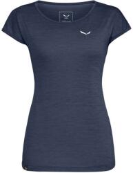 Salewa PUEZ MELANGE DRY W S/S TEE Navy Blazer Melange - tricou funcțional