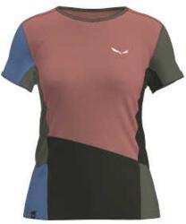 Salewa PUEZ SPORTY DRY W T-SHIRT Desert Pink/Multi - tricou funcțional