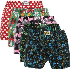 Styx 5PACK boxeri largi bărbați Styx art elastic clasic multicolori (5A1889010) L (186095)