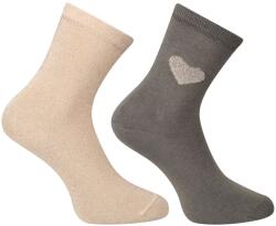 ONLY 2PACK șosete ONLY înalte multicolore (15376944-kalamata) uni (186366)