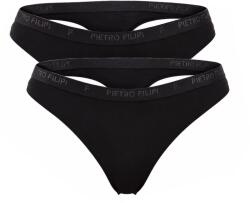 Pietro Filipi 2PACK tanga damă Pietro Filipi bambus negru (2PLTC1) XS (185772)