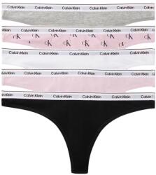 Calvin Klein 5PACK tanga damă Calvin Klein multicolore (QD5221-H0W) XS (186268)