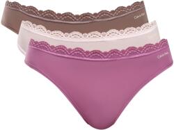 Calvin Klein 3PACK tanga damă Calvin Klein multicolore (QD5300-I0O) L (186269)