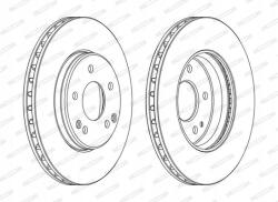 Ferodo DDF1134C Féktárcsa készlet (2 db) első bal/jobb