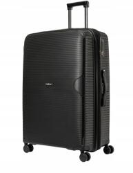 BLU MOONKY Bőrönd Nagy kemény 77cm fekete polipropilén Tsa szélesített 360° Blu Moonky (B101-003-01)