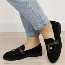 SOFILINE Mocasini negri de tip loafers 1502 01 (1502BLACK-39)