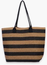 Nef Nef Homeware Geanta de plaja Nef-Nef Venia, bumbac si poliester, Natural/Black
