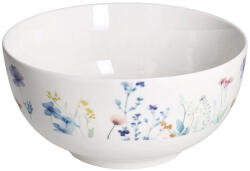 Tognana Bol servire masă din porțelan 14 cm, alb cu flori de câmp, Tognana Iris Castron