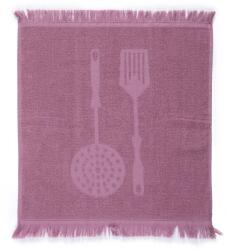 Nef Nef Homeware Prosop bucătărie bumbac Ladles, 50x50 cm, Nef Nef mov