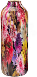 Koopman Vază decorativă metalică Koopman, print floral multicolor, H24 cm
