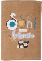 Nef Nef Homeware Prosop bucătărie bumbac Velour Sushi, 40x60 cm, Nef Nef bej