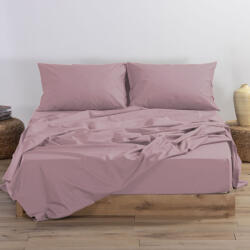 Nef Nef Homeware Cearceaf pat Queen Size 240x270 cm bumbac Nef-Nef Basic roz Amethyst
