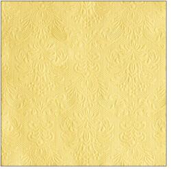 Ambiente Șervețele de masă hârtie 33x33 cm Elegance Ambiente galben, 3 straturi, 15 buc