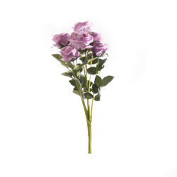 Supergreens Floare artificială trandafiri, buchet violet, 55 cm, SUPERGREENS