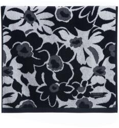 Nef Nef Homeware Prosop de baie Blossen 70x140 cm, 100% bumbac, Nef-Nef, gri cu negru Prosop