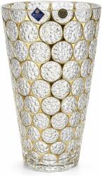 Bohemia Jihlava 1845 Vază decorativă din cristal Bohemia Jihlava 1845 Lisboa, auriu, 31 cm