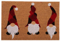 Nef Nef Homeware Covoraș intrare cu suport antiderapant, trei pitici, Nef-Nef, fibre naturale, 40x60 cm Pres