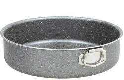 Tognana Formă tort rotundă 24 cm cu clemă laterală, aluminiu, Tognana Mythos gri antracit