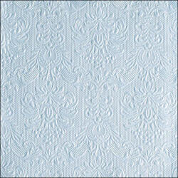 Ambiente Șervețele de masă din hârtie 33x33 cm Ambiente Elegance pearl blue, albastru, 15 buc