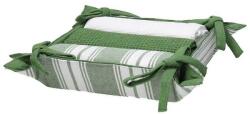 Tognana Set 3 prosoape bucătărie bumbac cu coș textil, 50x70 cm, Tognana verde