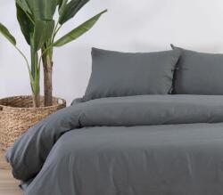 Nef Nef Homeware Cearceaf pat Queen Size 240x270 cm bumbac, 2 persoane, colecția Cotton-Linen Nef-Nef, verde