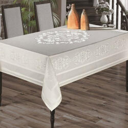 Global Store Față de masă dreptunghiulară Global Store cu model, 160x220 cm, crem Fata de masa