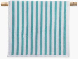 Nef Nef Homeware Prosop de baie turcoaz 80x160 cm, 100% bumbac, Nef-Nef Casual Line, model în dungi Prosop
