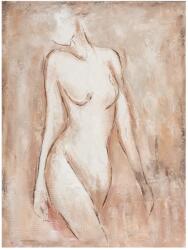 Imageland Tablou pictat manual 90x120 cm, canvas cu craquelé, Imageland Nude in Nature
