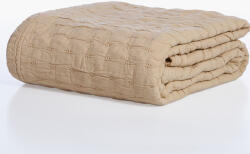 Nef Nef Homeware Pătură pat dublu 100% bumbac 230x250 cm, Nef-Nef Premium Foxy, galben Patura