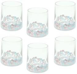 Andrea Fontebasso Set 6 pahare Andrea Fontebasso Venezia V2, Sticla, 300 ml, Multicolor Pahar